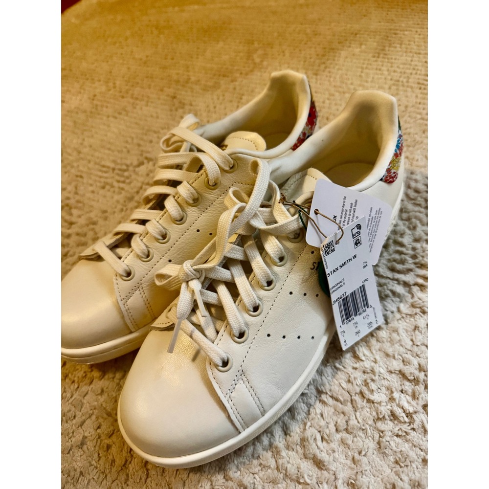 Adidas Stan Smith x Liberty London Floral Leather Sneakers JH5637 Womens 9 NWT - Picture 2 of 12